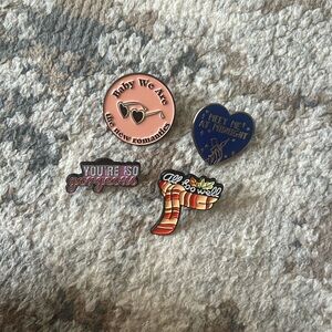 Lot of 4 Taylor Swift enamel pins
